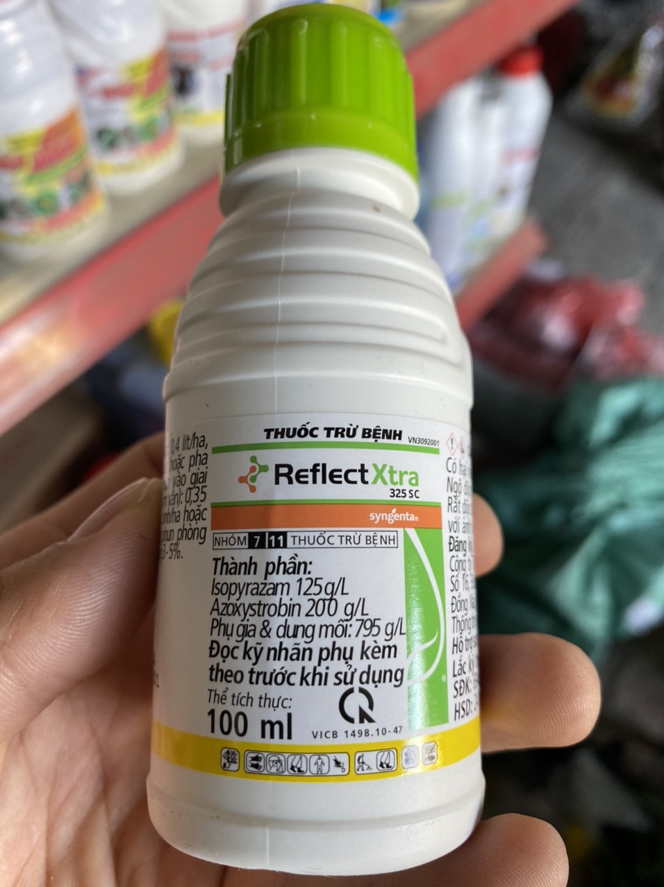 Thuốc trừ bệnh Reflect Extra 325 SC chính hãng Syngenta Chuyên trừ bệnh trên cây dưa, bầu, bí & cây ăn trái