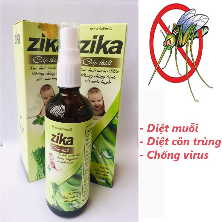 Tinh dầu sả chanh đuổi côn ttrùng zika