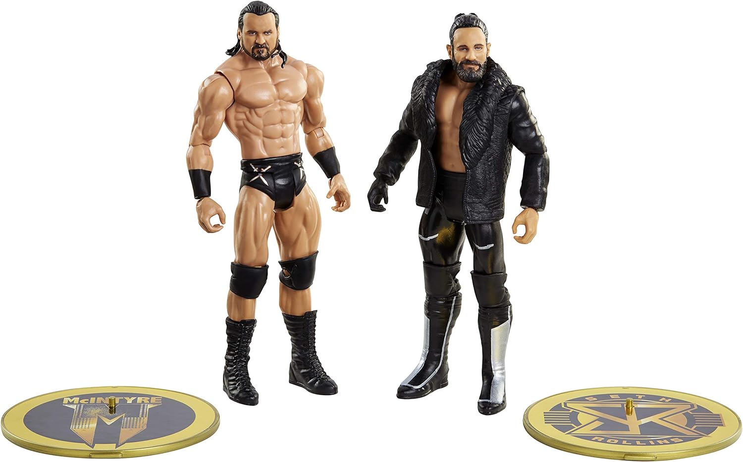 WWE Seth Rollins VS đã vẽ mcintyre Championship Showdown 2-Pack 6-in / 15.24-cm hành động con số cao Flyers gói chiến đấu cho lứa tuổi 6 tuổi & lên