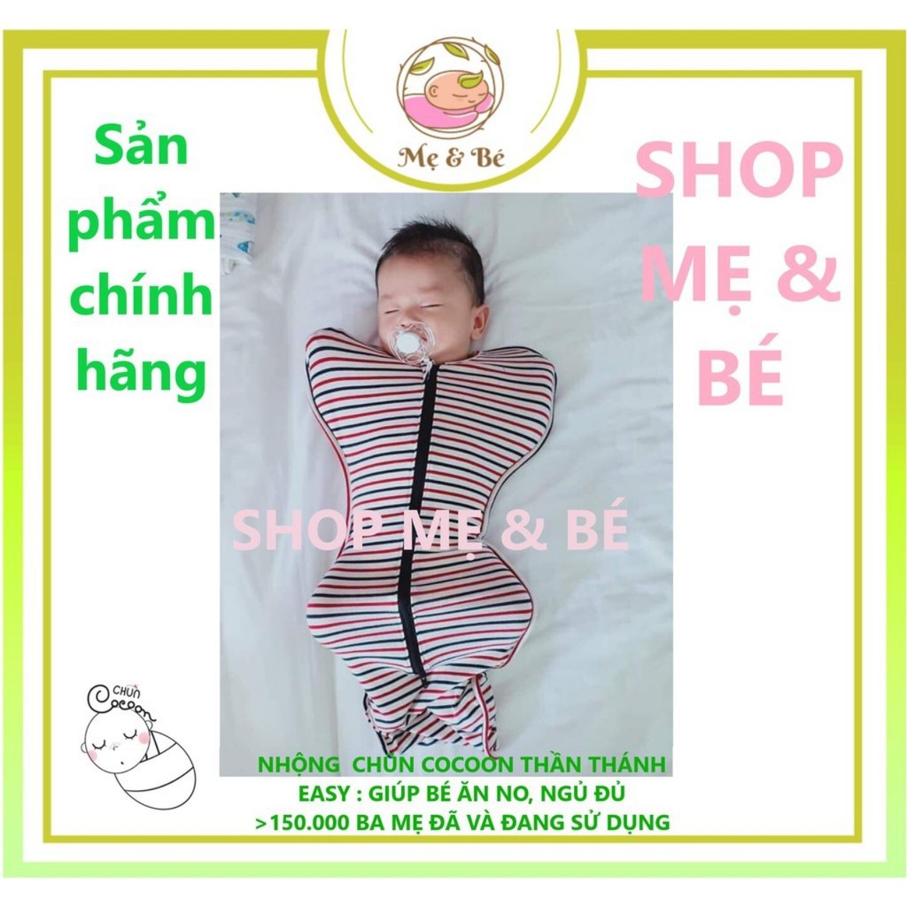 [Size L] Nhộng Chũn Cocoon Cho Bé [Giúp Bé Ngủ ngon, Sâu giấc, không giật mình]