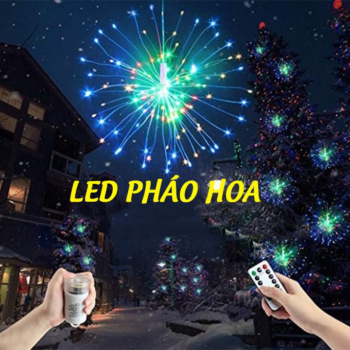 ĐÈN LED CHÙM PHÁO BÔNG TRANG TRÍ