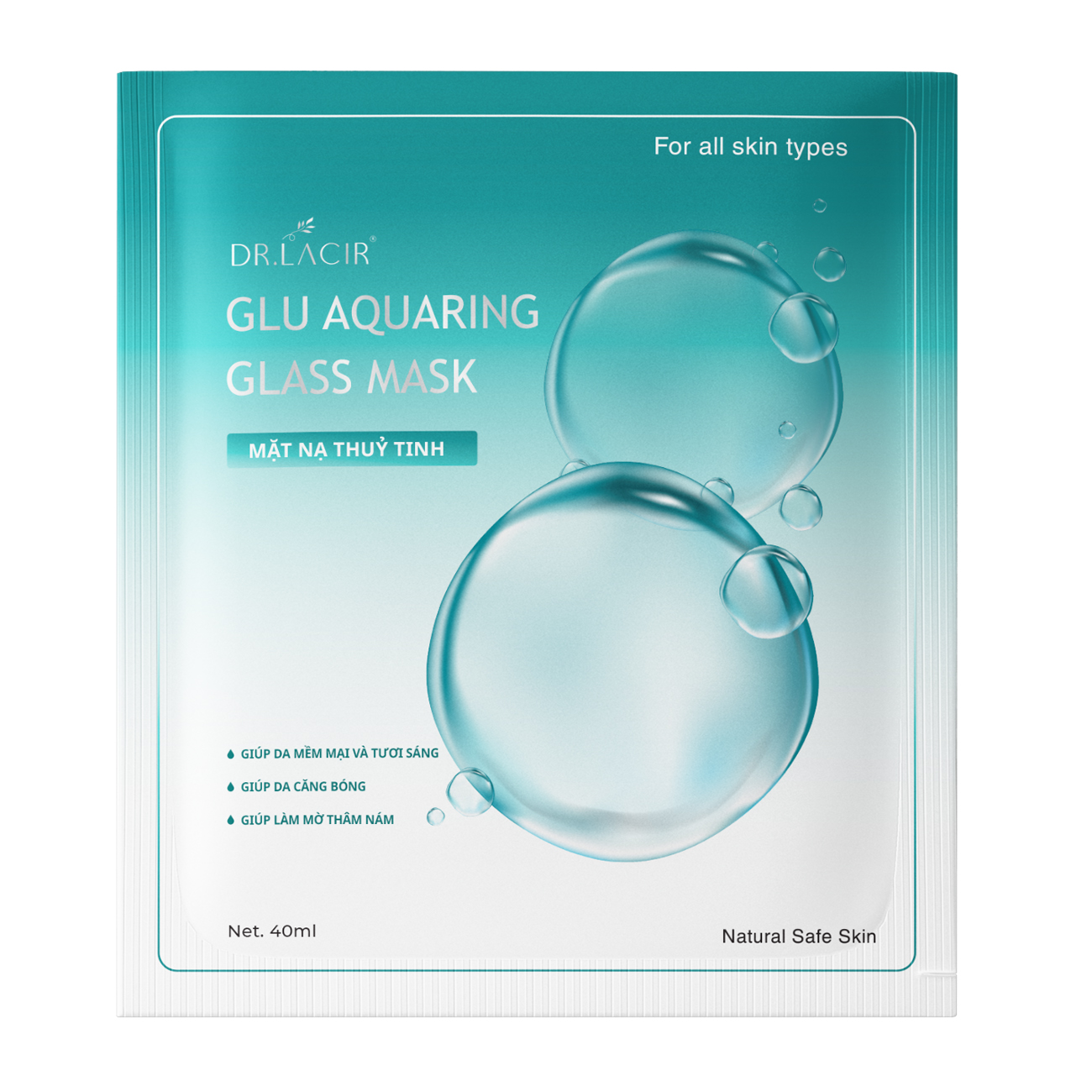 Mặt Nạ Thủy Tinh Căng Bóng Glutathione