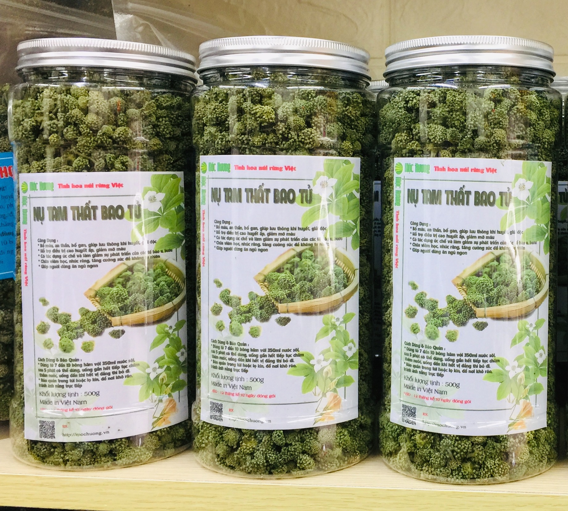 500g trà nụ tam thất hảo hạng
