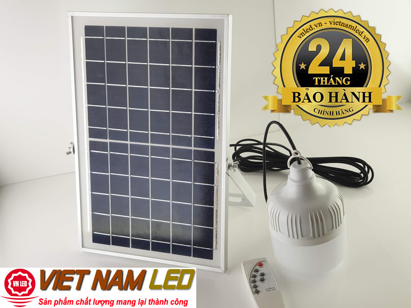 ĐÈN BÚP TRỤ LED NĂNG LƯỢNG MẶT TRỜI 40W pin 12Ah - 60W pin 12Ah