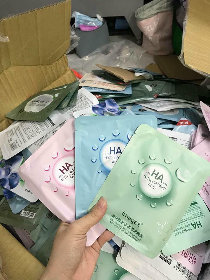 10 Mặt nạ HA dưỡng ẩm cấp nước dưỡng trắng da