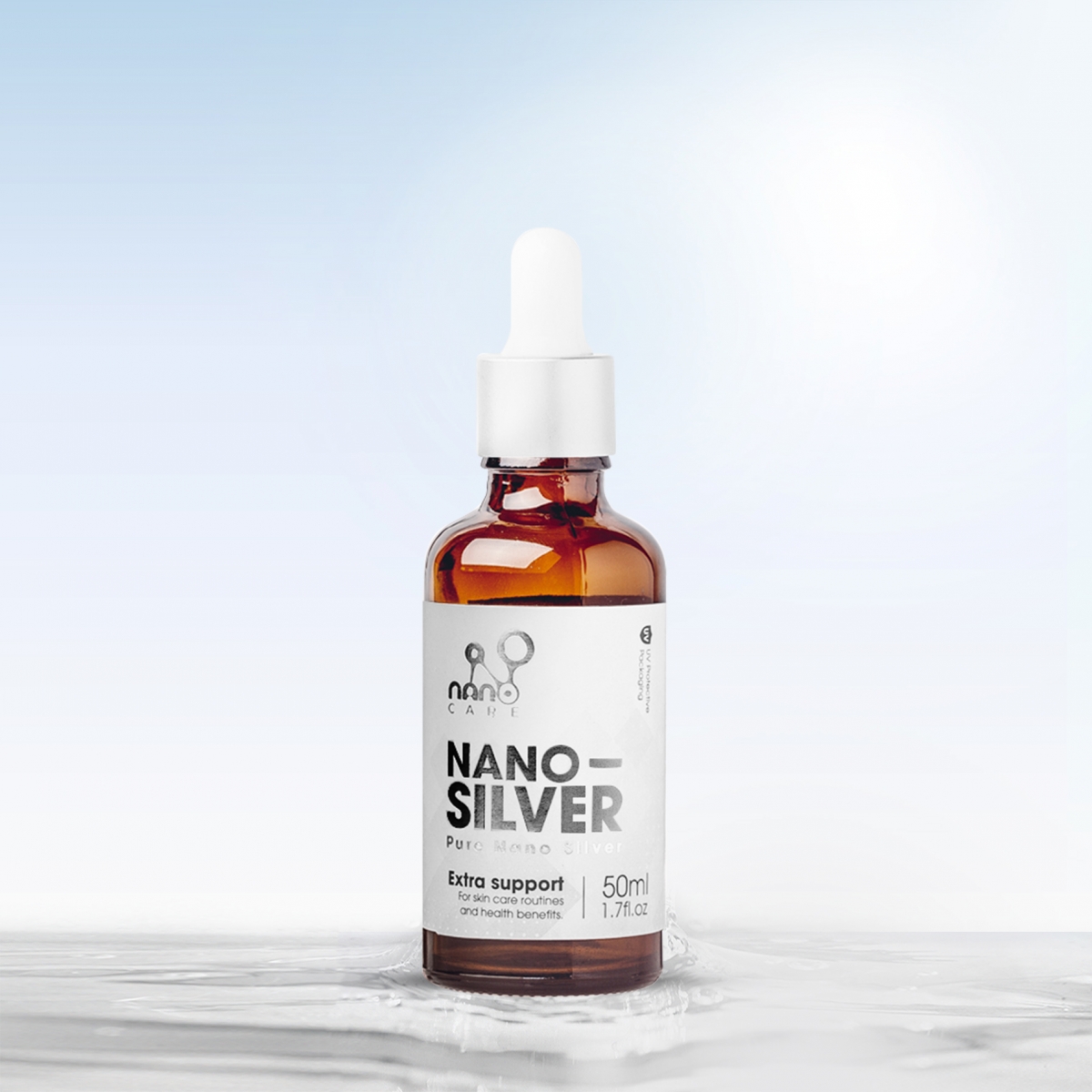 [CHÍNH HÃNG-HSD MỚI]Tinh chất nano bạc phục hồi, kháng khuẩn, viêm da – Nano Care Nano Silver