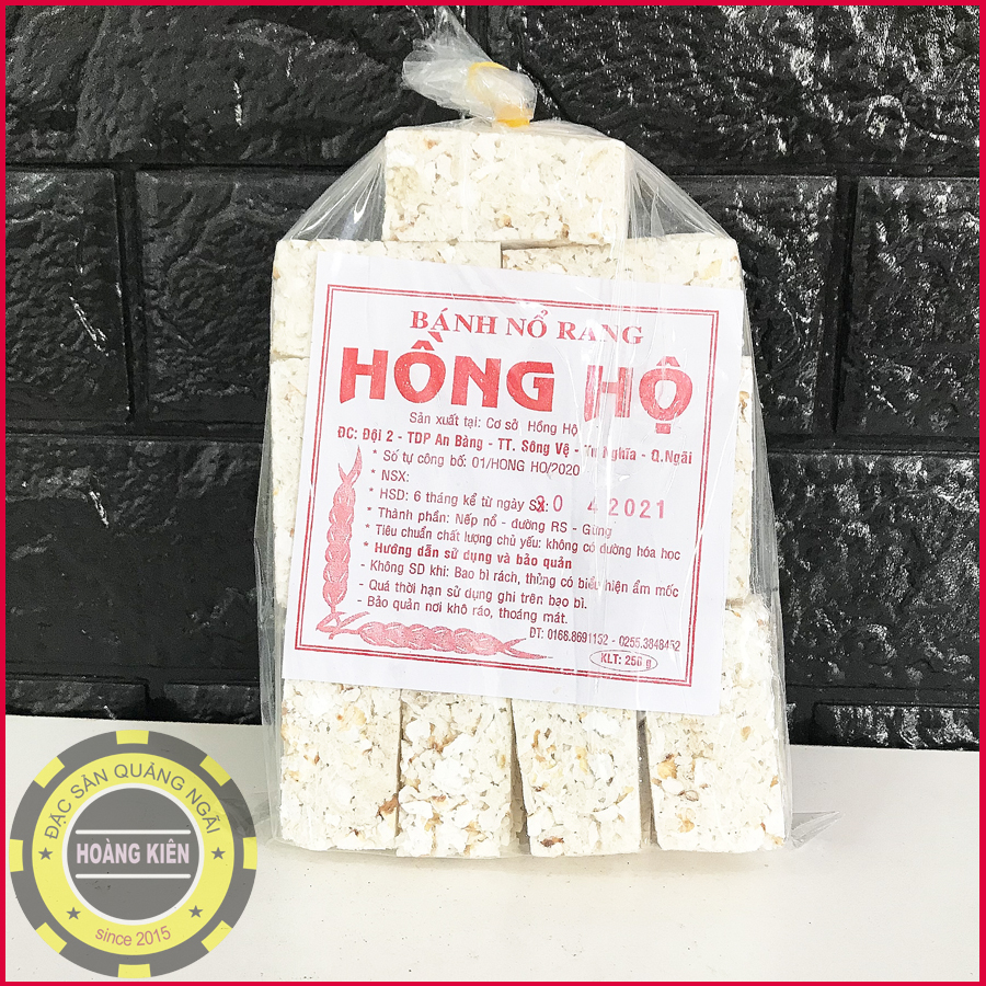 Bánh nổ rang_đặc sản quảng ngãi