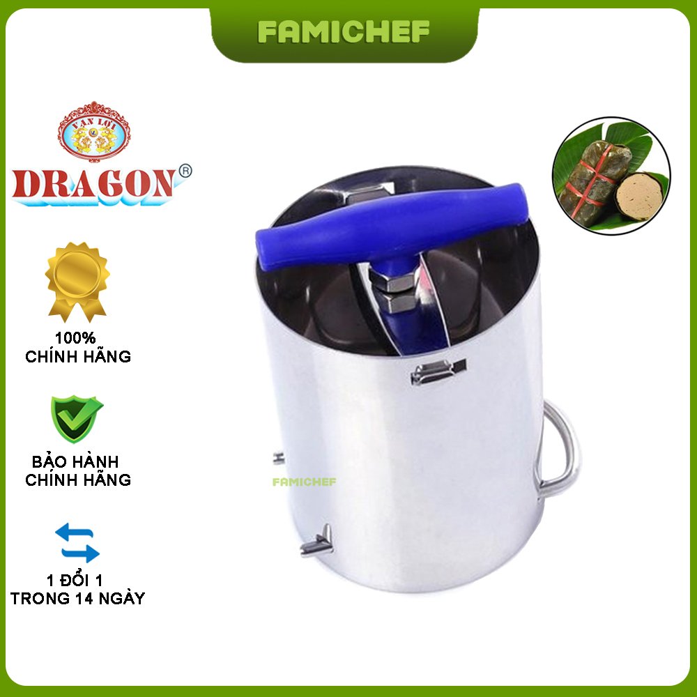 Khuôn làm giò chả Inox Dragon D023 - Loại 0.5 Kg