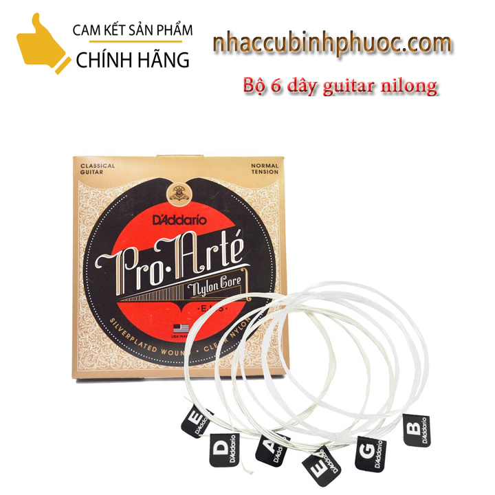 Bộ dây đàn guitar nilong harl ej45