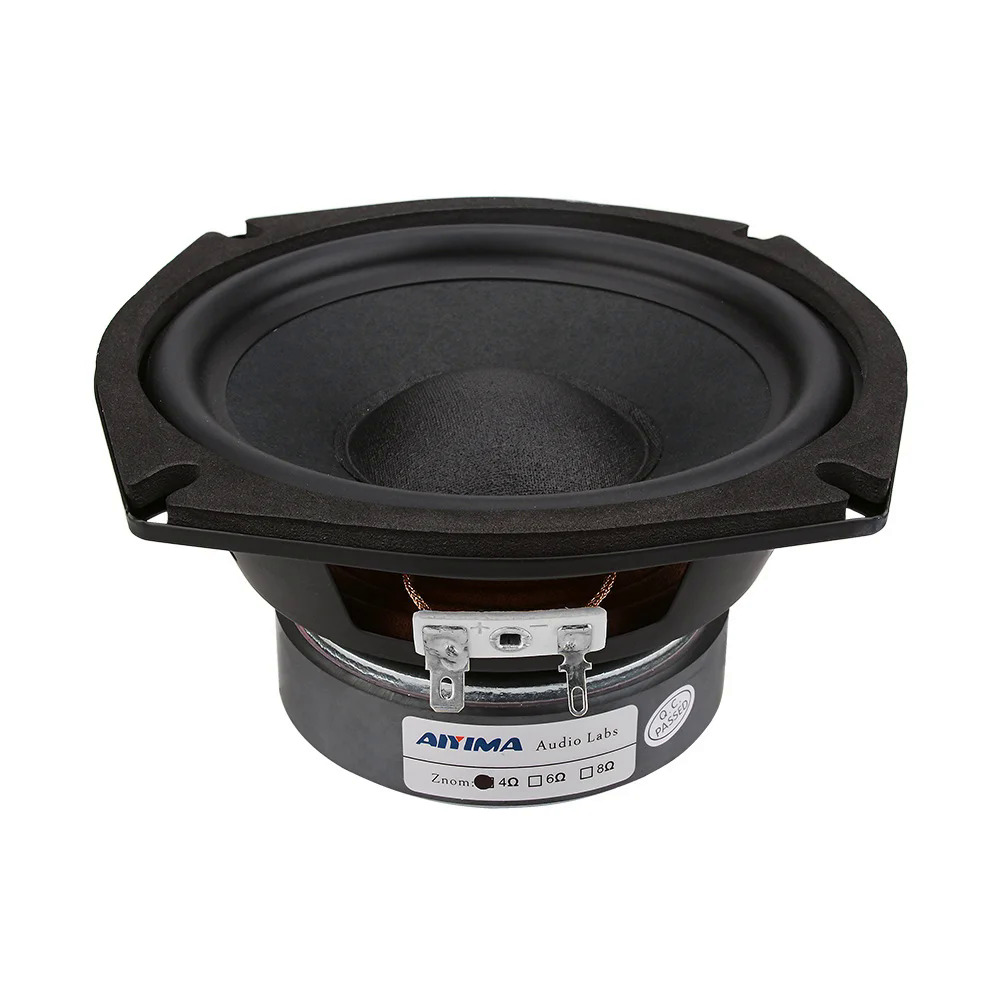 Aiyima 5.25 Inch 120W Woofer Trình Điều Khiển Loa 4Ohm 8 Ohm Loa Siêu Trầm Âm Nhạc Bass Âm Thanh Cột Loa Cho Rạp Hát Tại Nhà