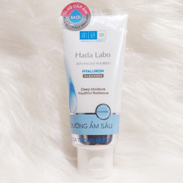 Kem rửa mặt dưỡng ẩm Hada Labo Advanced Nourish (80g)