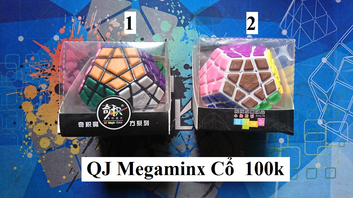Biến thể Rubik. QJ Megaminx Cổ. Rubik Sưu tập