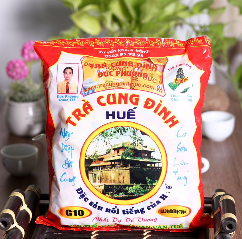 TRÀ CUNG ĐÌNH HUẾ G10 THANH NHIỆT- MÁT GAN ( 500GRAM )