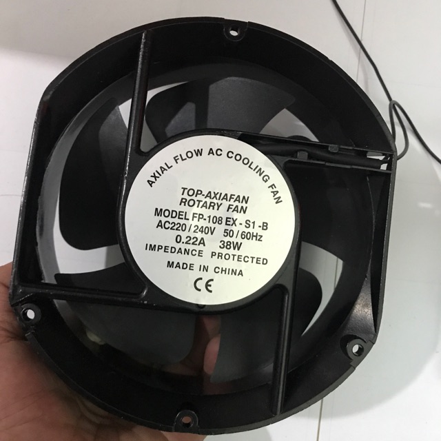 Quạt hút, tản nhiệt ac 220v rotary fan 38w, bầu 150x170x50