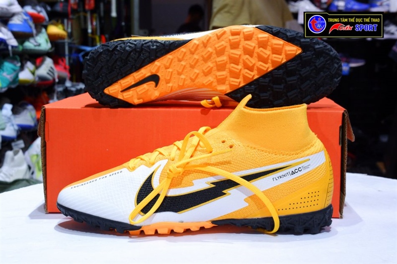 Giày đá bóng mercurial superfly 7 elite tf pro - vàng