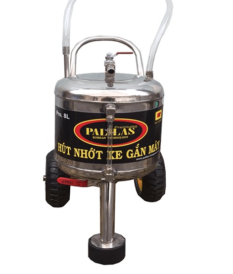 [HCM]NHÀ PHÂN PHỐI HÀNG PALLAS BÌNH HÚT NHỚT PALLAS 8L BẰNG INNOX 304 SIÊU CHẮC CHẮN BÌNH HÚT NHỚT DÀNH CHO TIỆM SỬA XE VỪA VÀ NHỎ