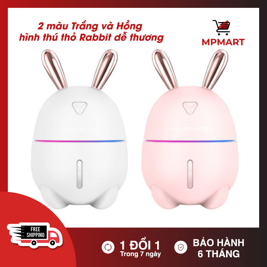 Máy xông tinh dầu mini,máy tạo ẩm mini,đèn xông tinh dầu,máy khuếch tán tinh dầu rubbit. phân phối bởi