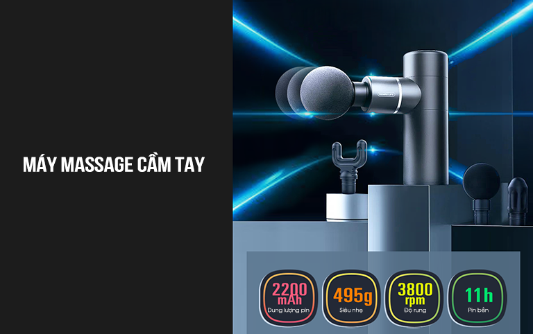 Máy Massage cầm tay thông minh Remax RL-PC09, cam kết hàng đúng mô tả, chất lượng đảm bảo an toàn đến sức khỏe người sử dụng