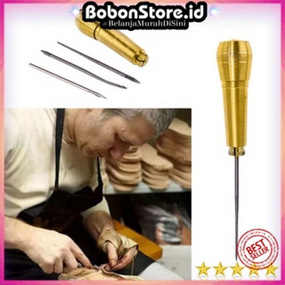 kim khâu giày  tặng kèm 1 kim thẳng 1 kim móc 1 kim cong