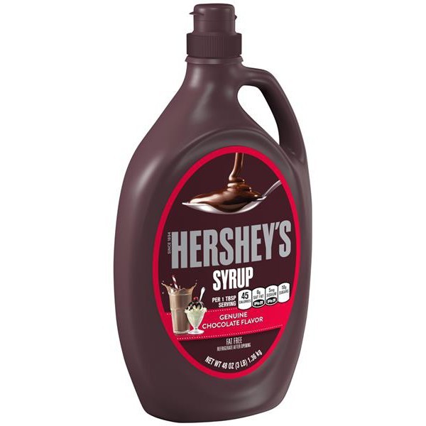 Sốt Socola Syrup Hersheys Chai Lớn 1360g
