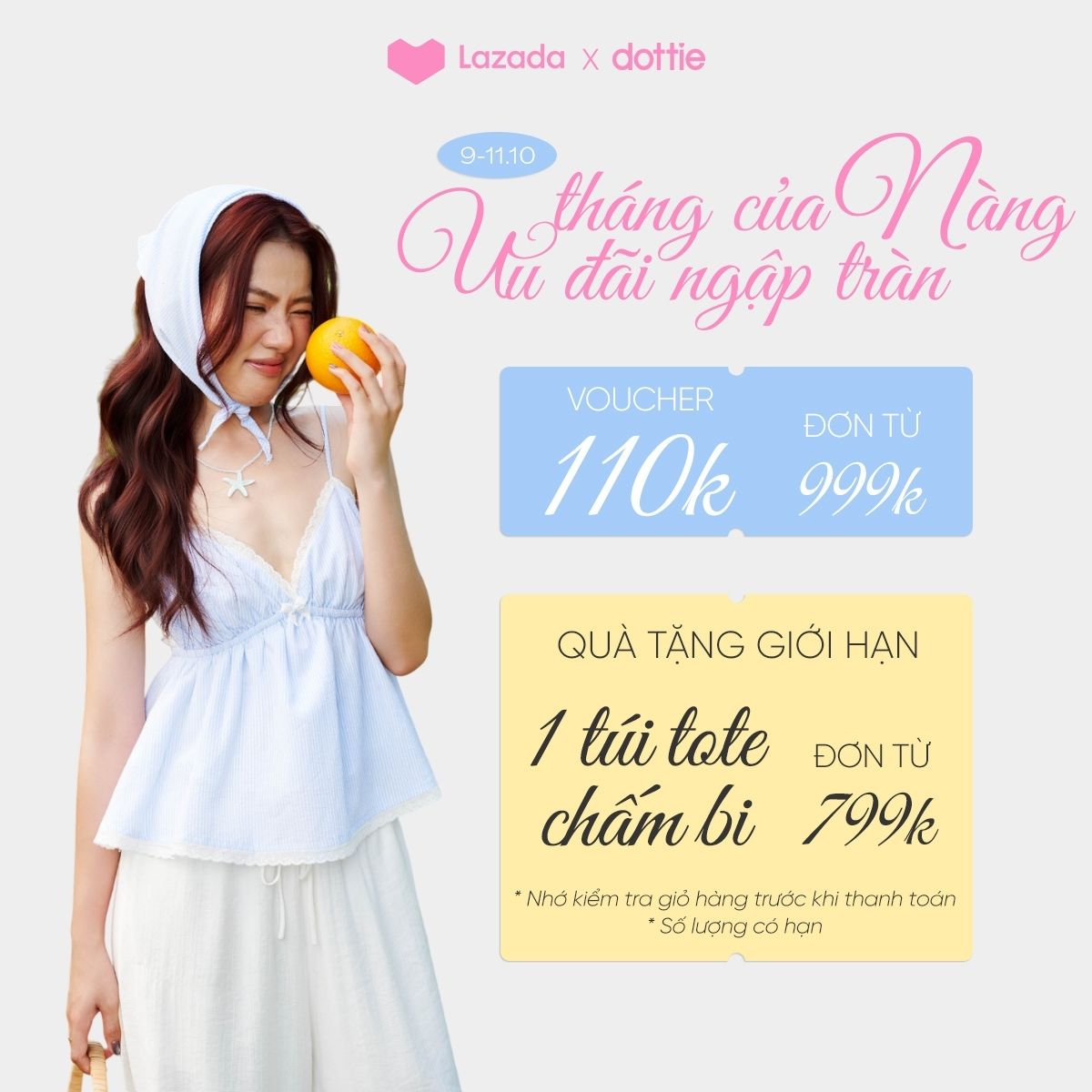 DOTTIE - Áo hai dây phối đăng ten - Xanh dương - T1097