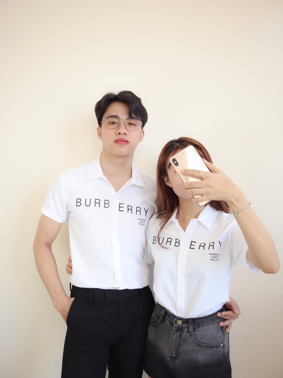 Áo sơ mi nam tay ngắn họa tiết chữ cứng cực đẹp