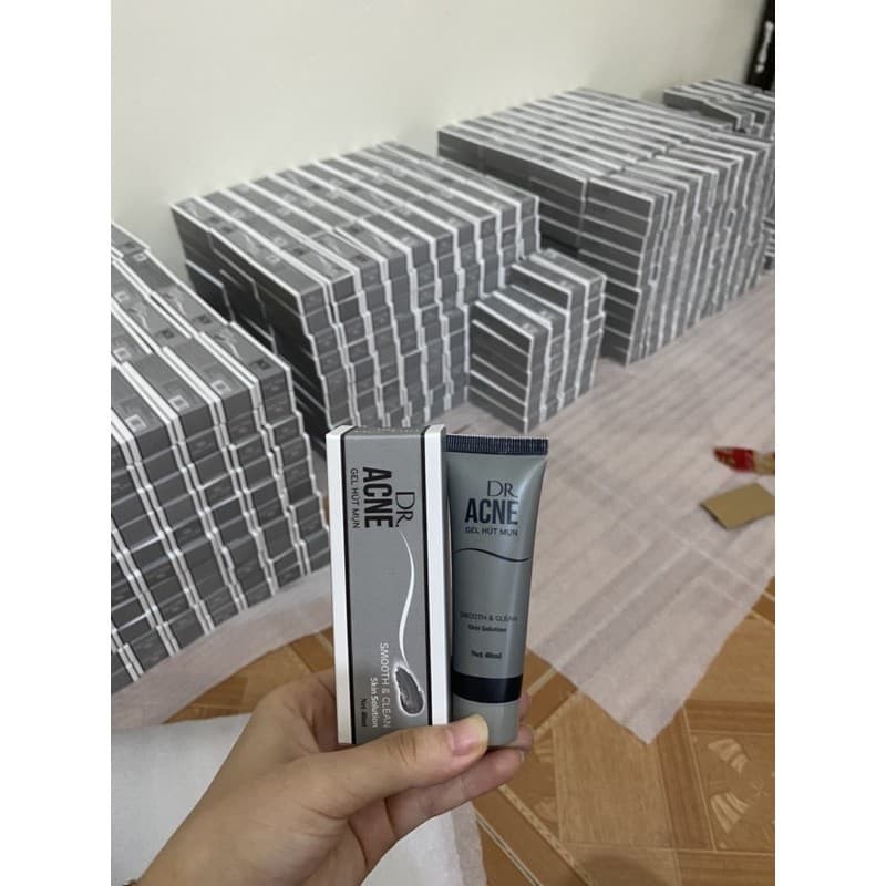 4 tuýp gel lột mun dr acne- sạch mụn- sáng da