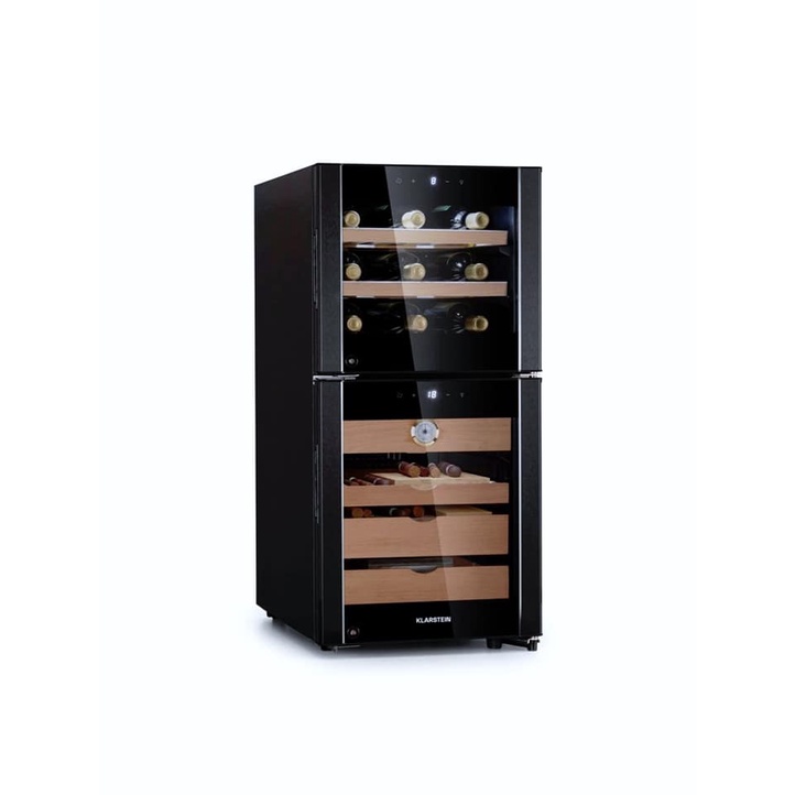 Tủ bảo quản Cigar và rượu vang Klarstein 89L