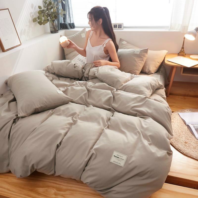 Sét 4 món chăn ga gối chất liệu đũi tici hàng loại 1- đủ kích thước thước chọn lựa