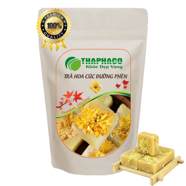 Trà hoa cúc đường phèn 100g sấy khô thaphaco