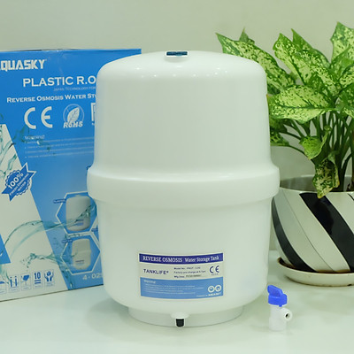 Bình áp nhựa 4.0g dung tích 10l cho máy lọc nước ro