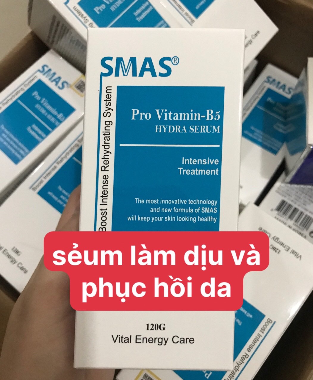 Tinh chất phục hồi và cấp ẩm smas pro vitamin b5 hydra serum