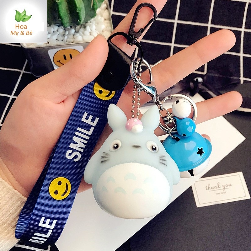 Móc khóa phối tororo chuông dây móc khóa cute móc khóa balo móc khóa moc khoa móc khóa xe máy
