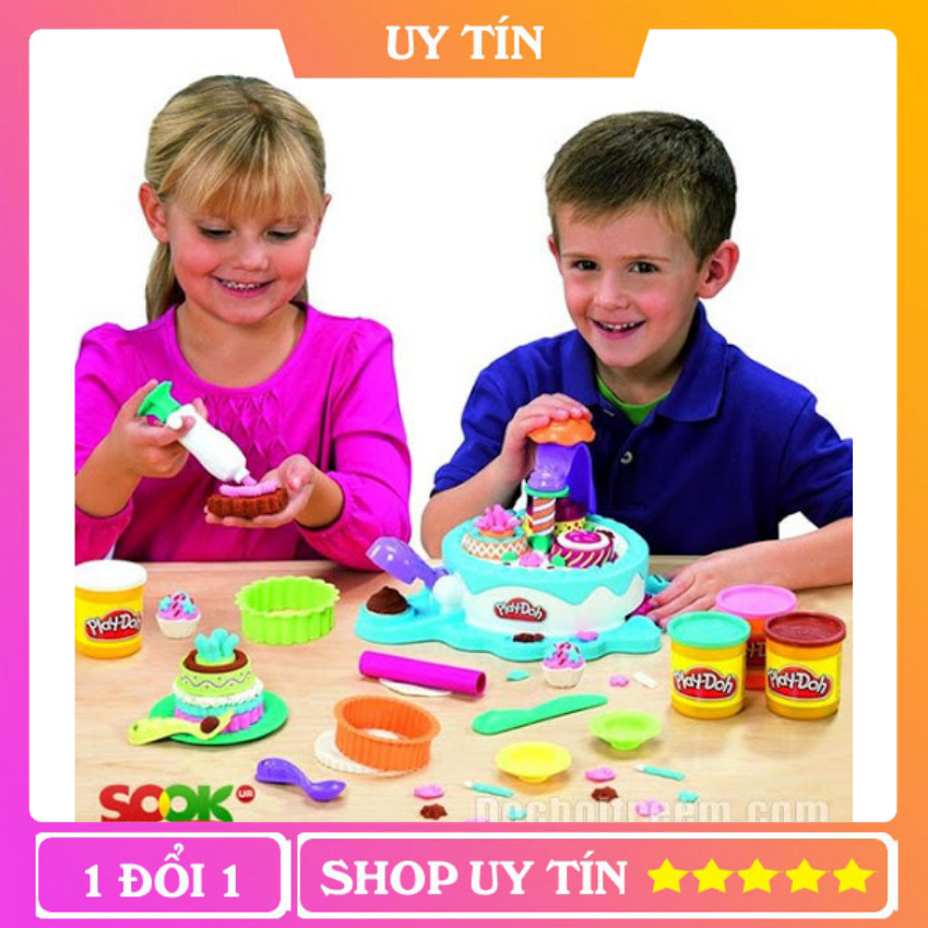 Đồ Chơi Đất Nặn PHOMAIQUE Gồm Bộ Làm Bánh, Làm Mì, Làm Kem, Xe Bán Kem Cho Bé Lựa Chọn (Combo)