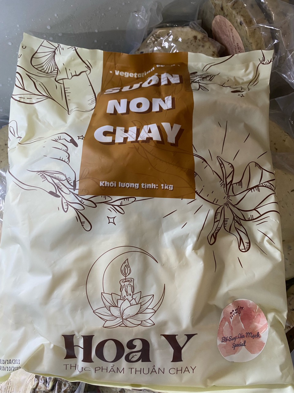 Sườn non chay hoa y cao cấp 1kg bổ sung lúa mạchhh