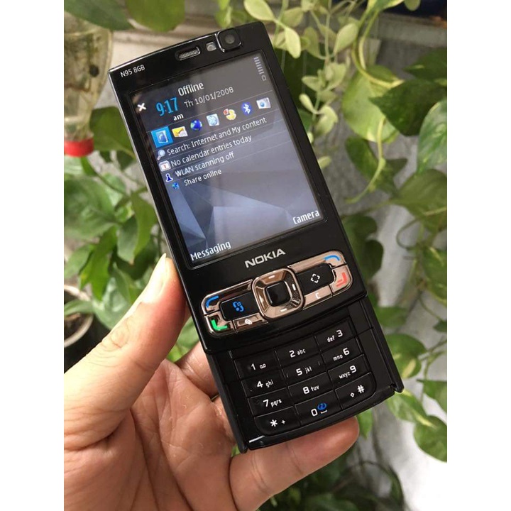 Điện thoại nắp trượt nokia n95 8gb có wifi 3g bảo hành uy tín - nokia n95 cũ