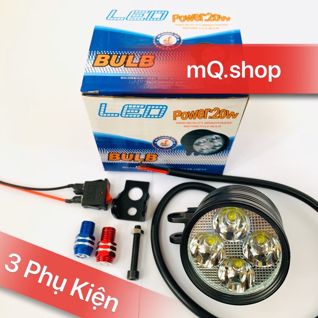 Đèn Trợ Sáng L4 Ngắn 3 Chế Độ Mẫu 2023 20w BH 06T