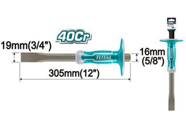 Đục sắt dẹp total tht4411216