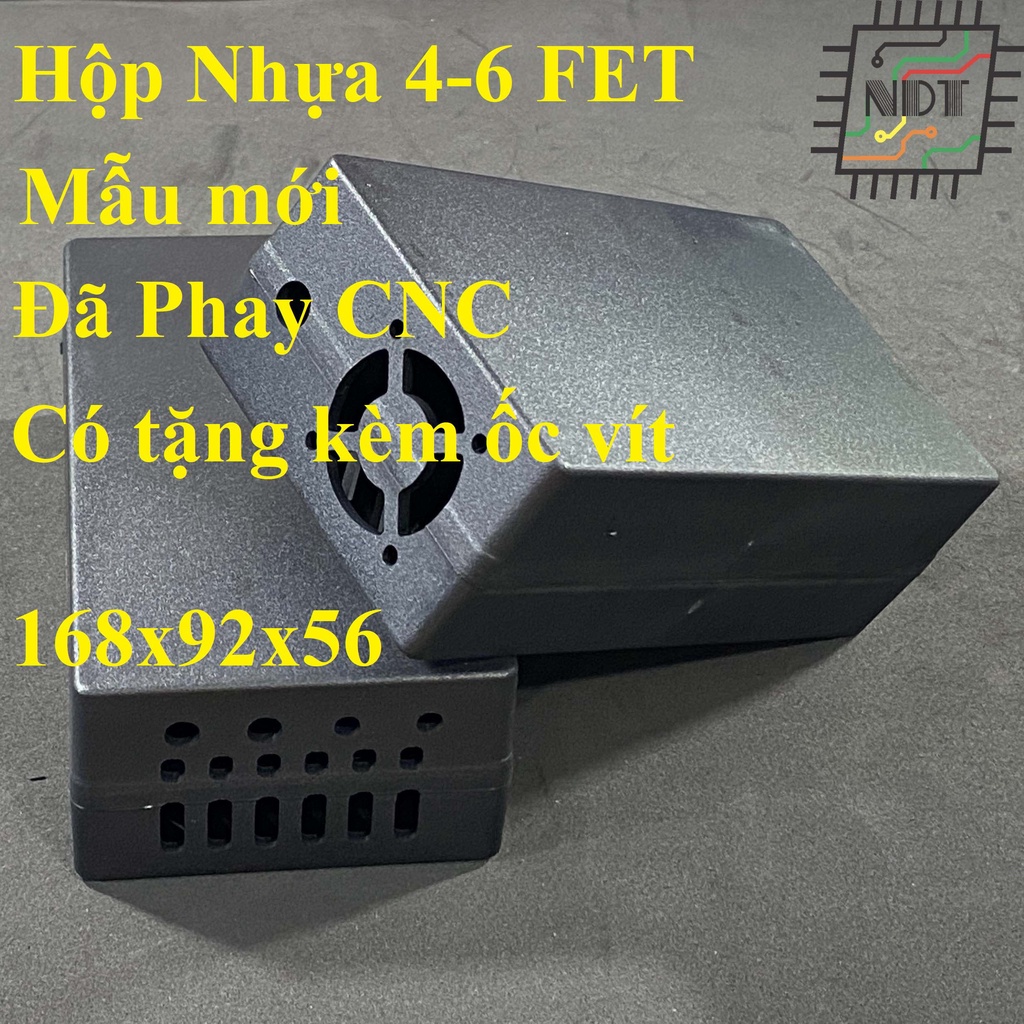 Hộp nhựa wanchi 168x92x56 4fet 6fet đã phay cnc 2 đầu