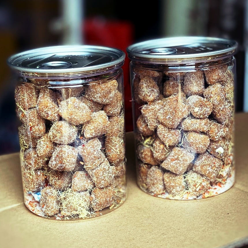 Kẹo me cay vị cam thảo, omai me cam thảo hủ 400g - ăn vặt gà beo