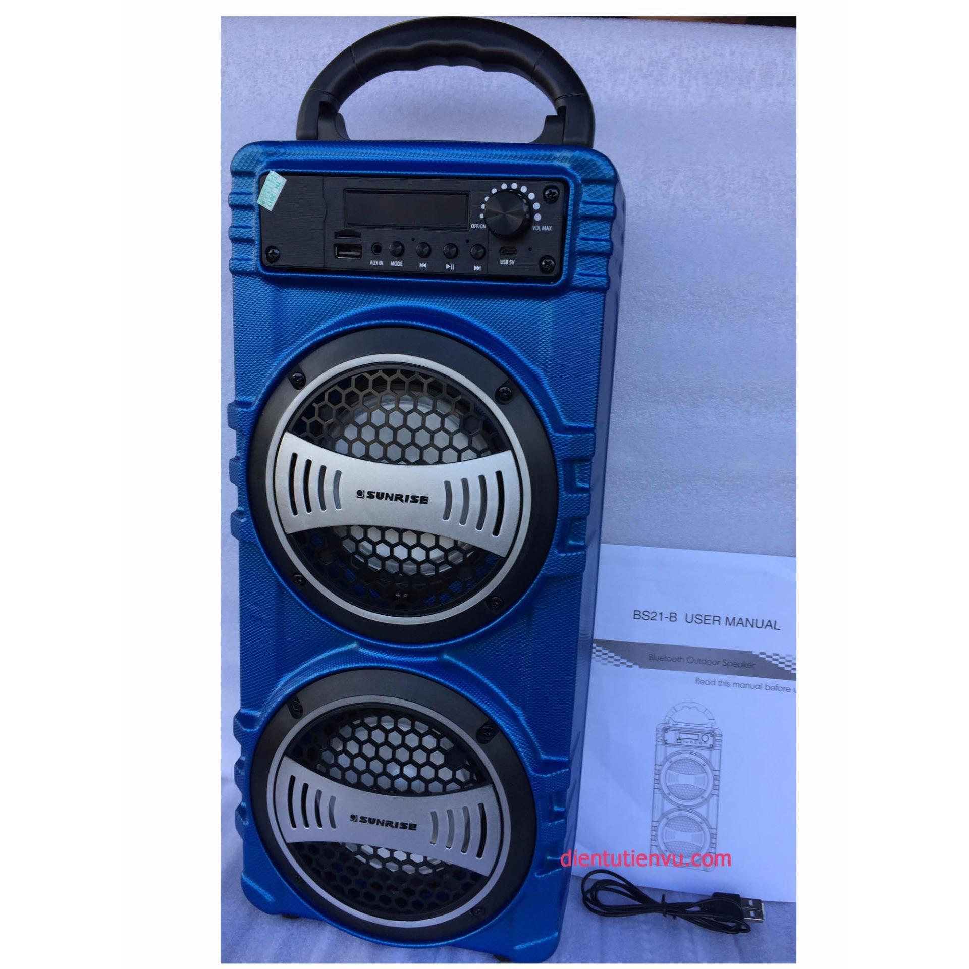 Loa Bluetooth đọc thẻ nhớ Sunrise BS21-B