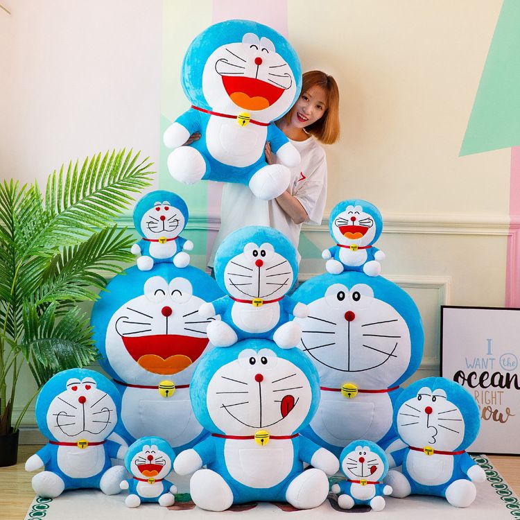 Đồ chơi doremon nhồi bông gấu bông doraemon size lớn thú bông mèo máy doremon 100% mềm mịn giá rẻ
