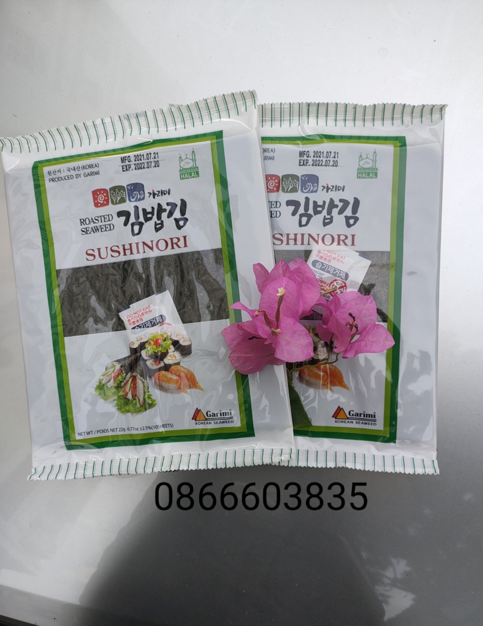Rong biển cuộn cơm hàn quốc suri kimpap hàn quốc 10 lá