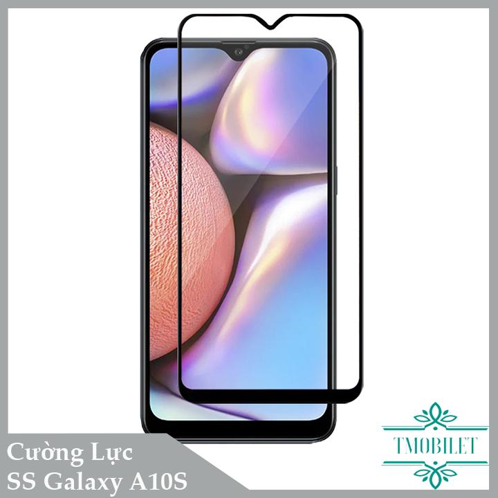 Samsung Galaxy A10S Kính Cường Lực Full Màn 9D Full Keo - Miếng Dán Màn Hình Điện Thoại - Màu Đen