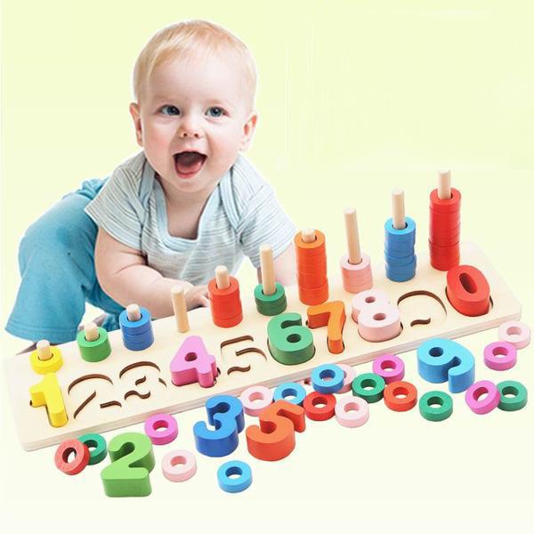 Bộ học đếm số gỗ dành cho bé