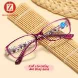 Kính đọc sách in hoa văn phong cách Retro đơn giản thanh lịch đủ độ từ +1.00 - +4.00, Kính lão thị viễn thị gọng lò xo siêu bền cho nam nữ  mã T2902