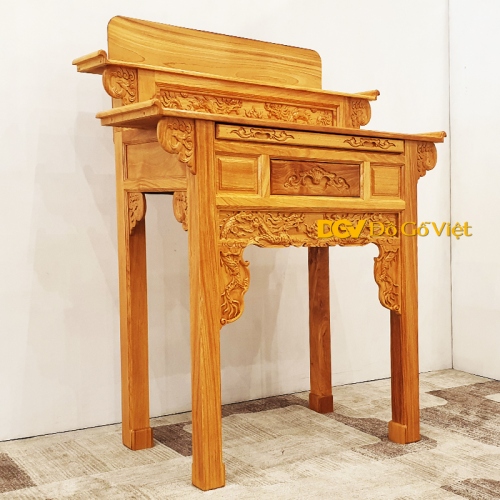 [Trả góp 0%] Bàn Thờ Bàn Cúng 2 Tầng  gỗ Gõ Đỏ , bàn cúng gỗ gõ , bàn thờ gia tiên