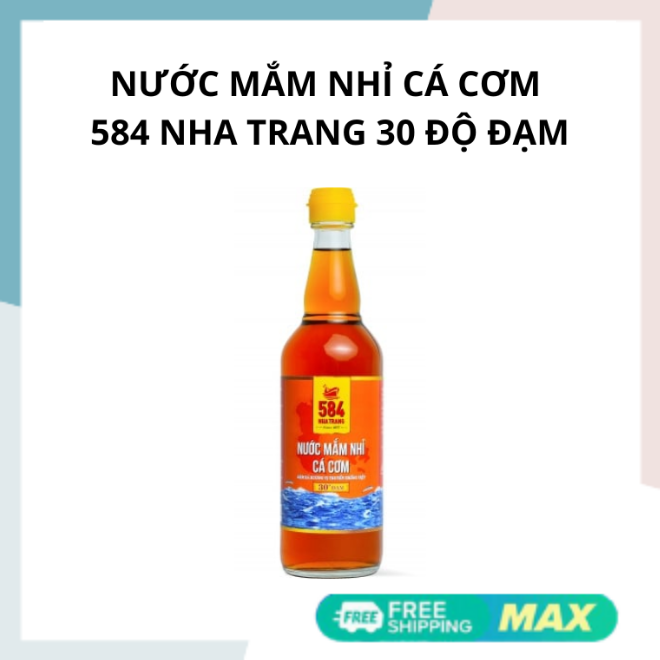 Nước mắm nhỉ cá cơm 584 nha trang 30 độ đạm