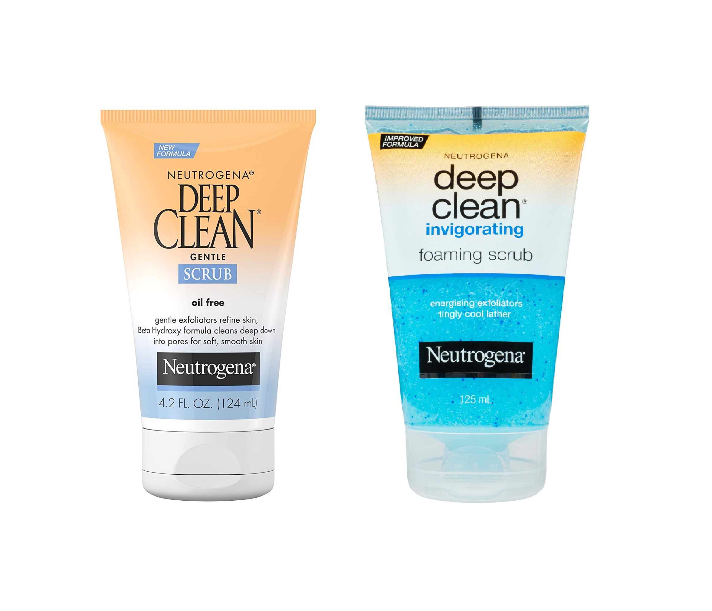 Sữa rửa mặt sạch sâu cho da nhạy cảm Neutrogena Deep Clean Facial Scrub Oil-Free Cleanser 124ml (Mỹ)