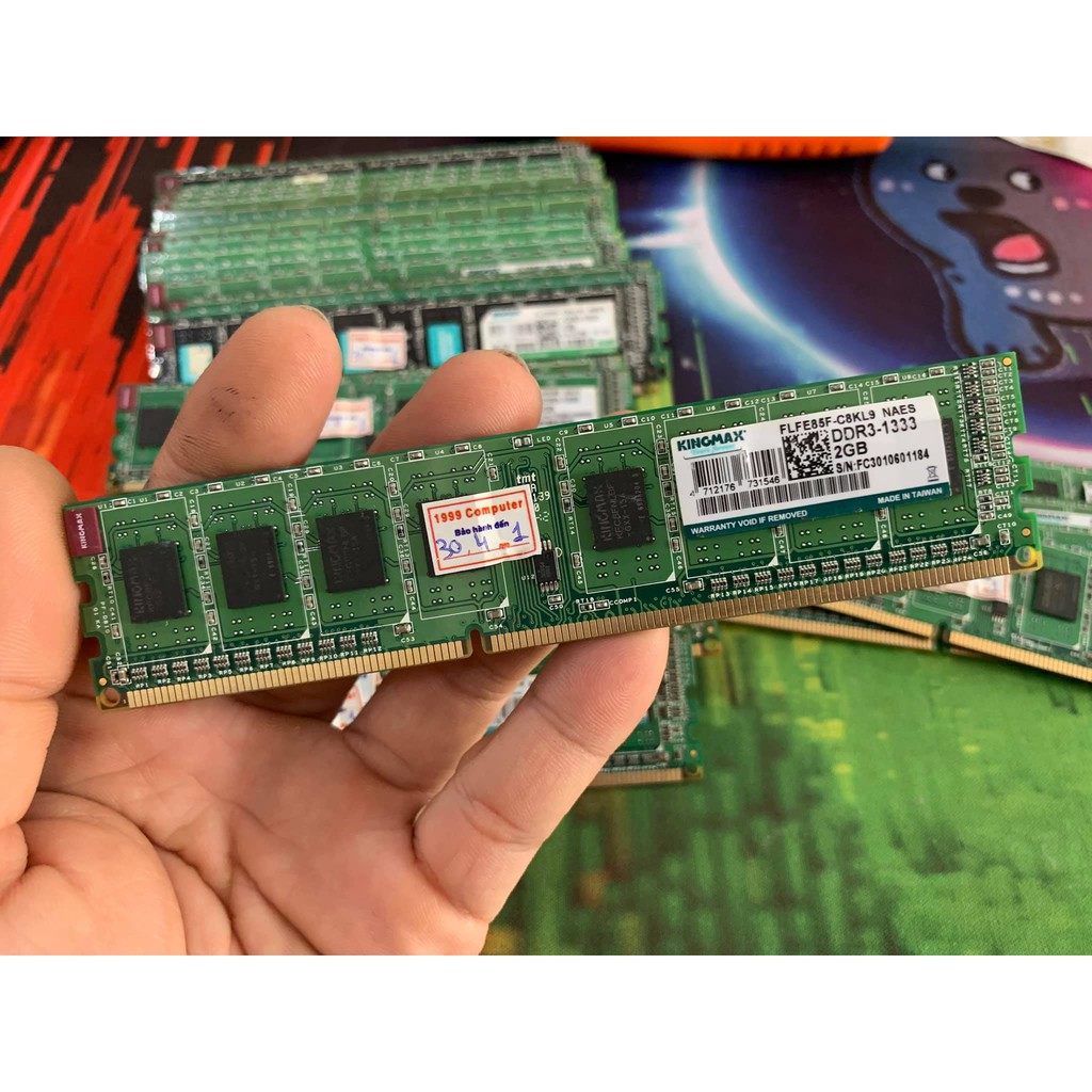 Ram kingmax 2gb ddr3 bus 1600 bh 3 tháng cho pc cũ